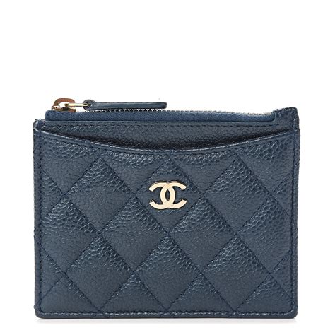 chanel phone card case|Chanel zipper card case.